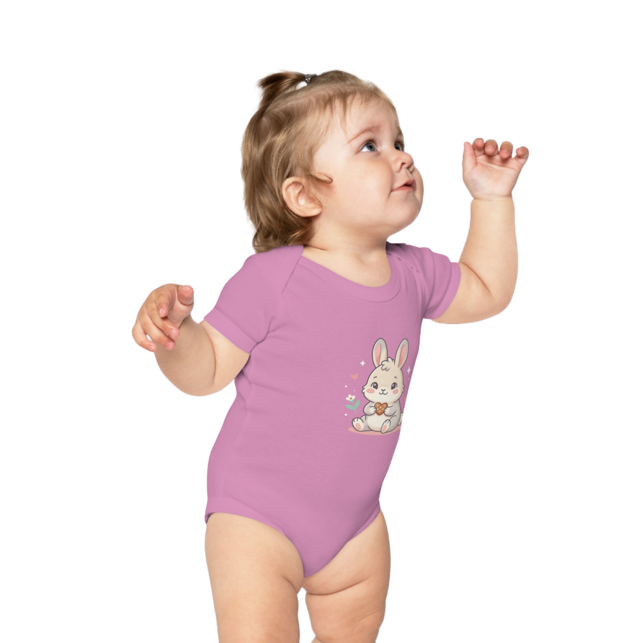 Cute Bunny Baby Bodysuit – Adorable Cartoon Rabbit Newborn Onesie