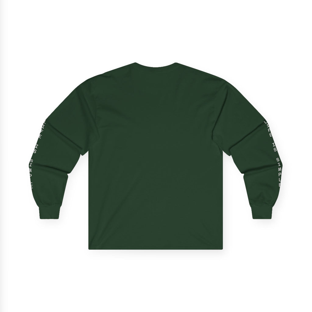 Long Sleeve Tee — Minimal Script Logo Sleeve Shirt