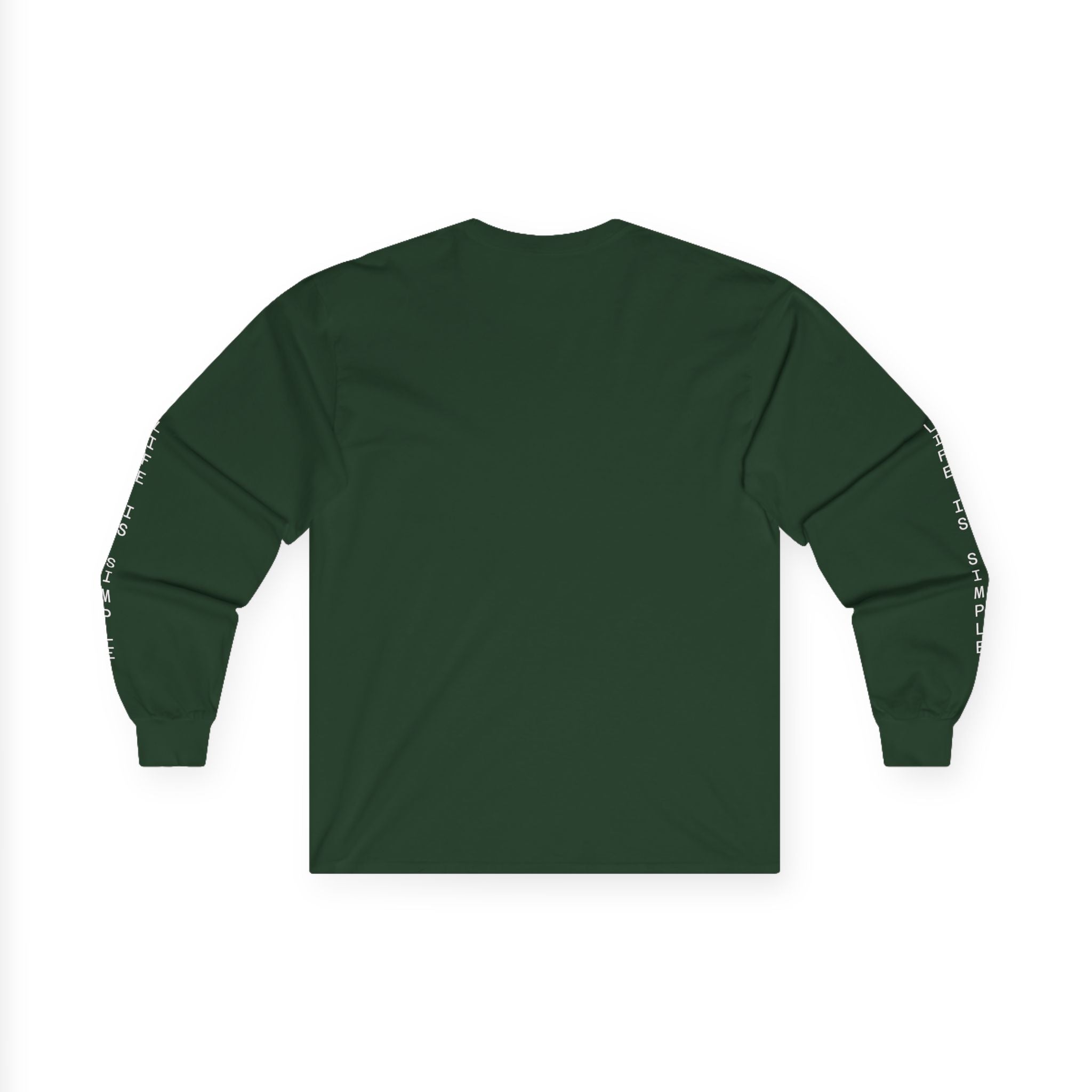 Long Sleeve Tee — Minimal Script Logo Sleeve Shirt