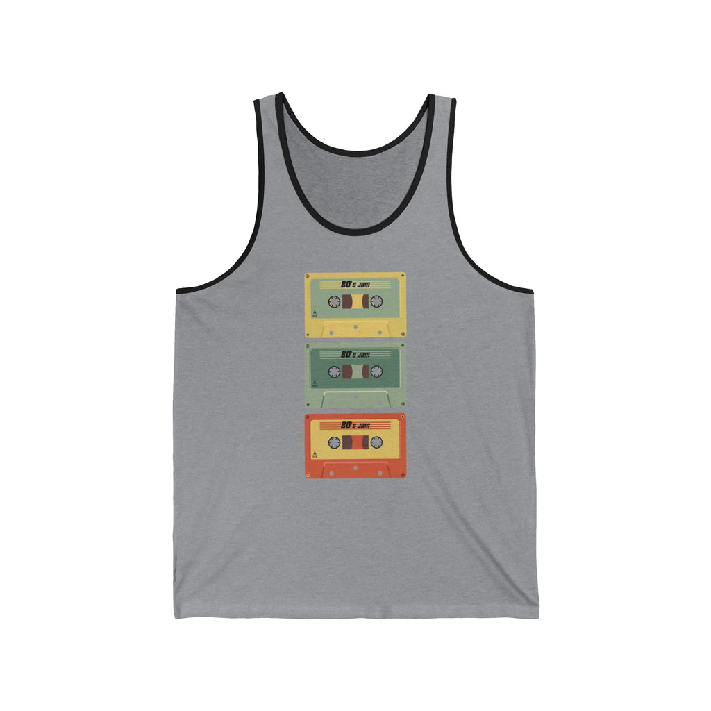 Retro Cassette Tape Tank Top — Vintage Music Graphic Sleeveless Tee