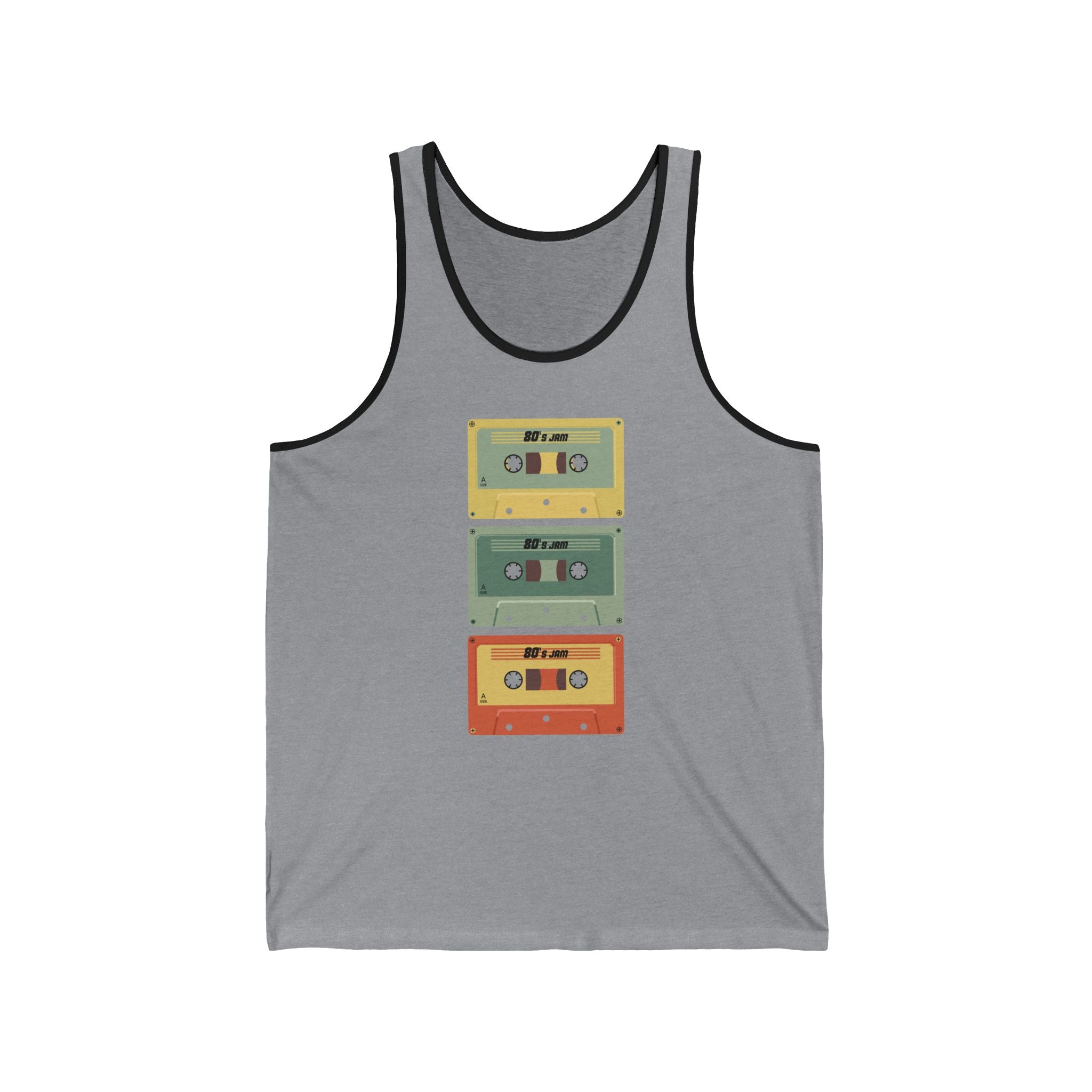 Retro Cassette Tape Tank Top — Vintage Music Graphic Sleeveless Tee