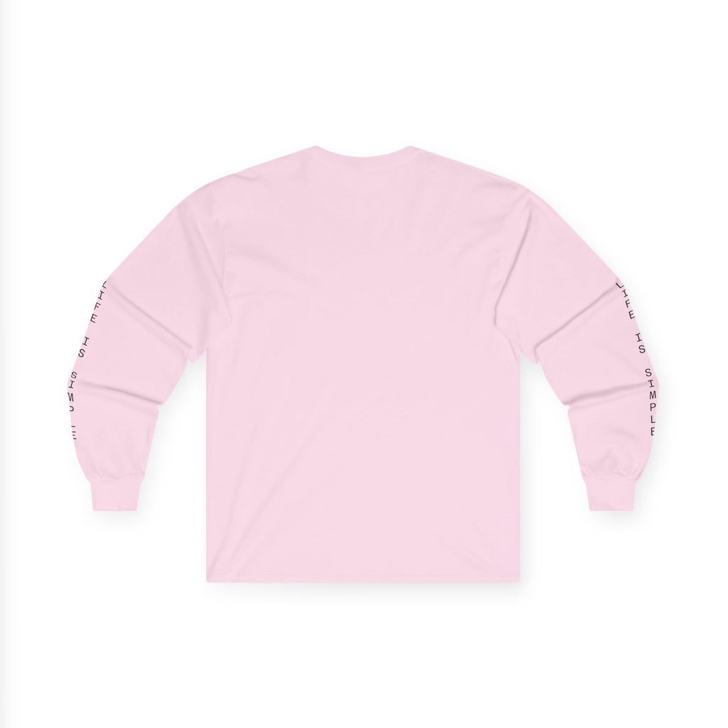 Long Sleeve Tee — Minimal Script Logo Sleeve Shirt