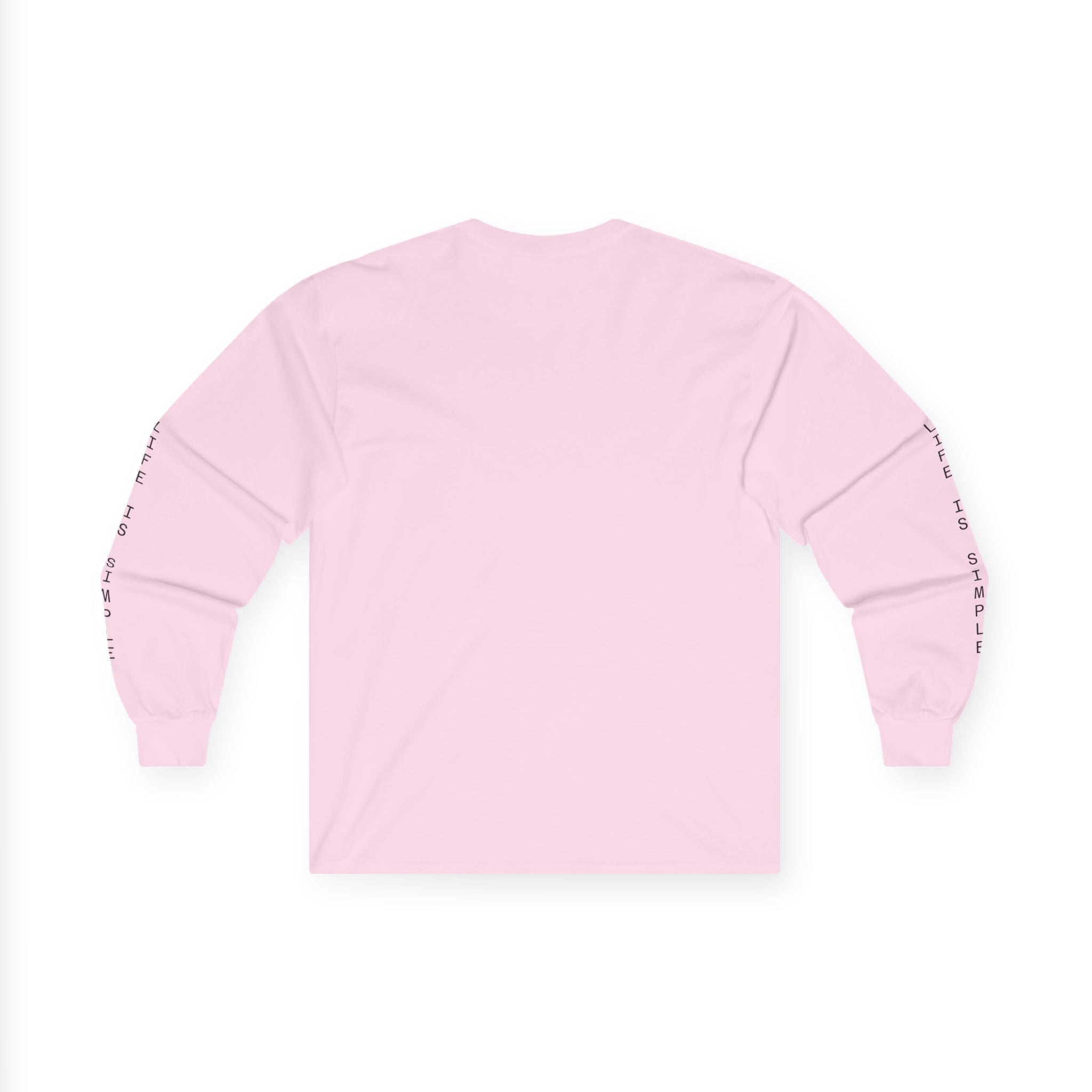 Long Sleeve Tee — Minimal Script Logo Sleeve Shirt