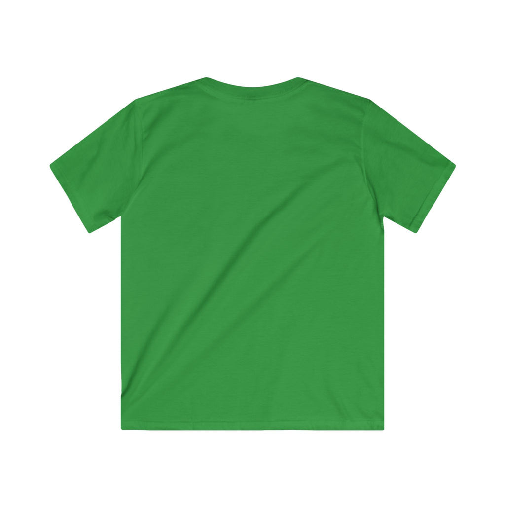 Kids Tee — "A Real Warrior" Spartan Helmet Graphic