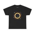 Solar Eclipse Tee — Golden Radiant Moon Graphic T-Shirt