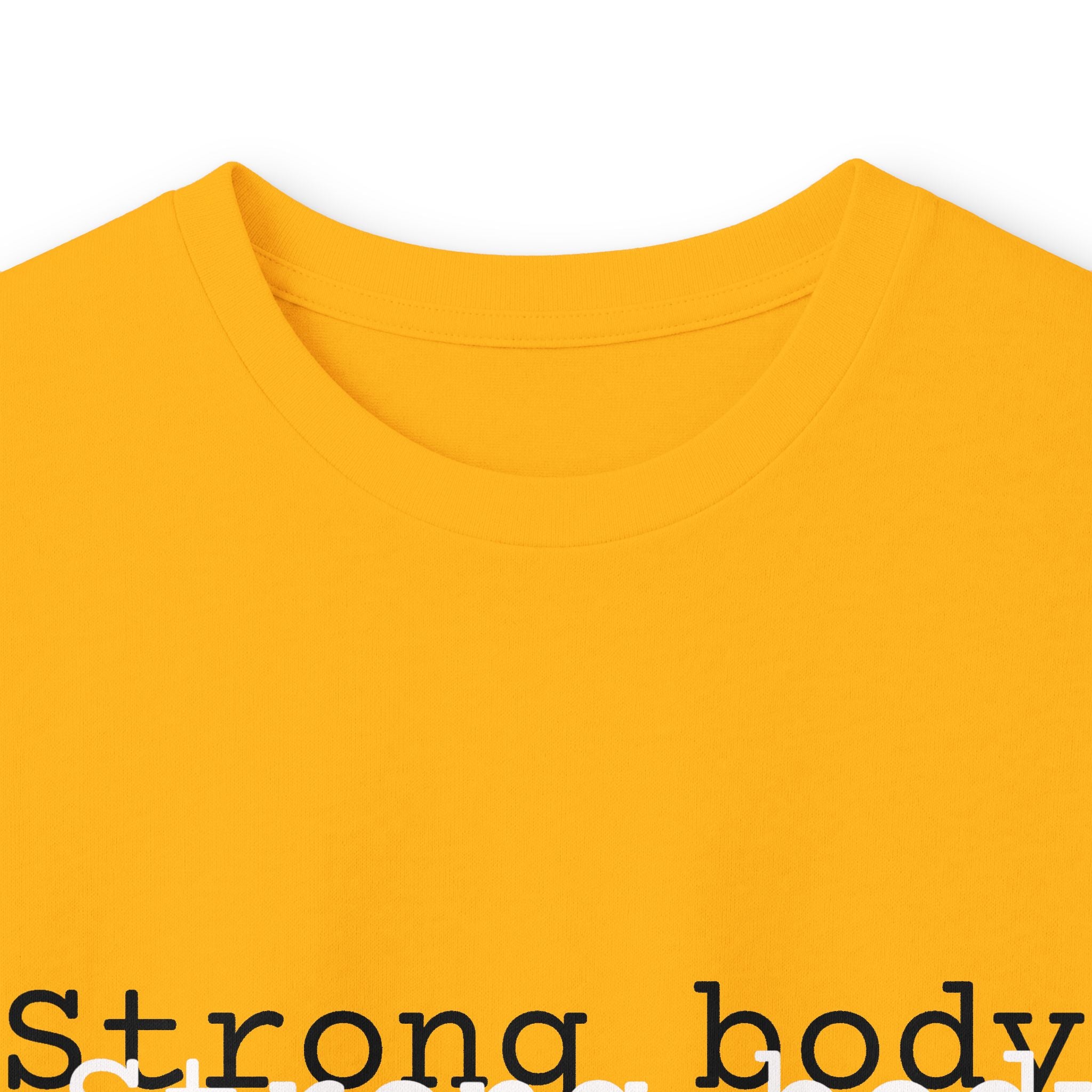 Strong body Strong mind Long Sleeve Tee — Fitness Motivation Shirt