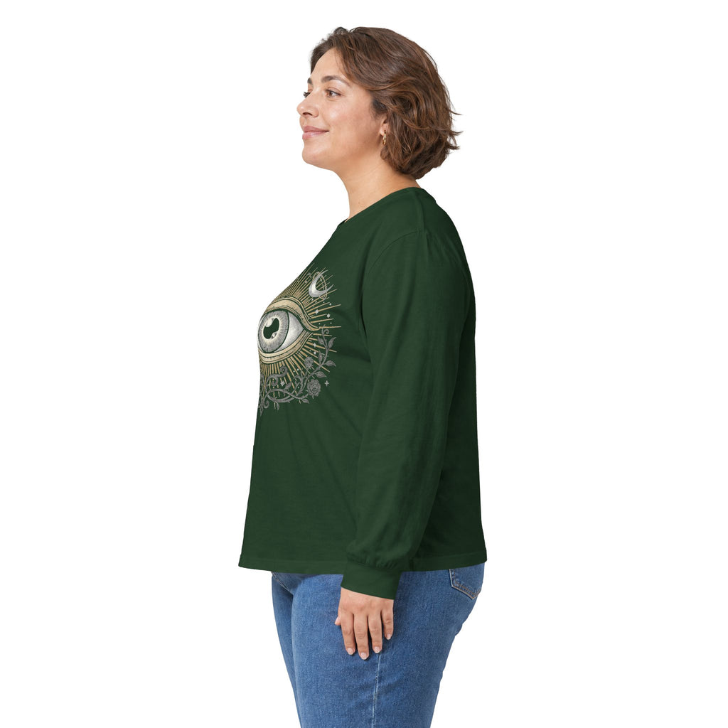 Mystic Eye Long Sleeve Tee — Vintage Occult Graphic