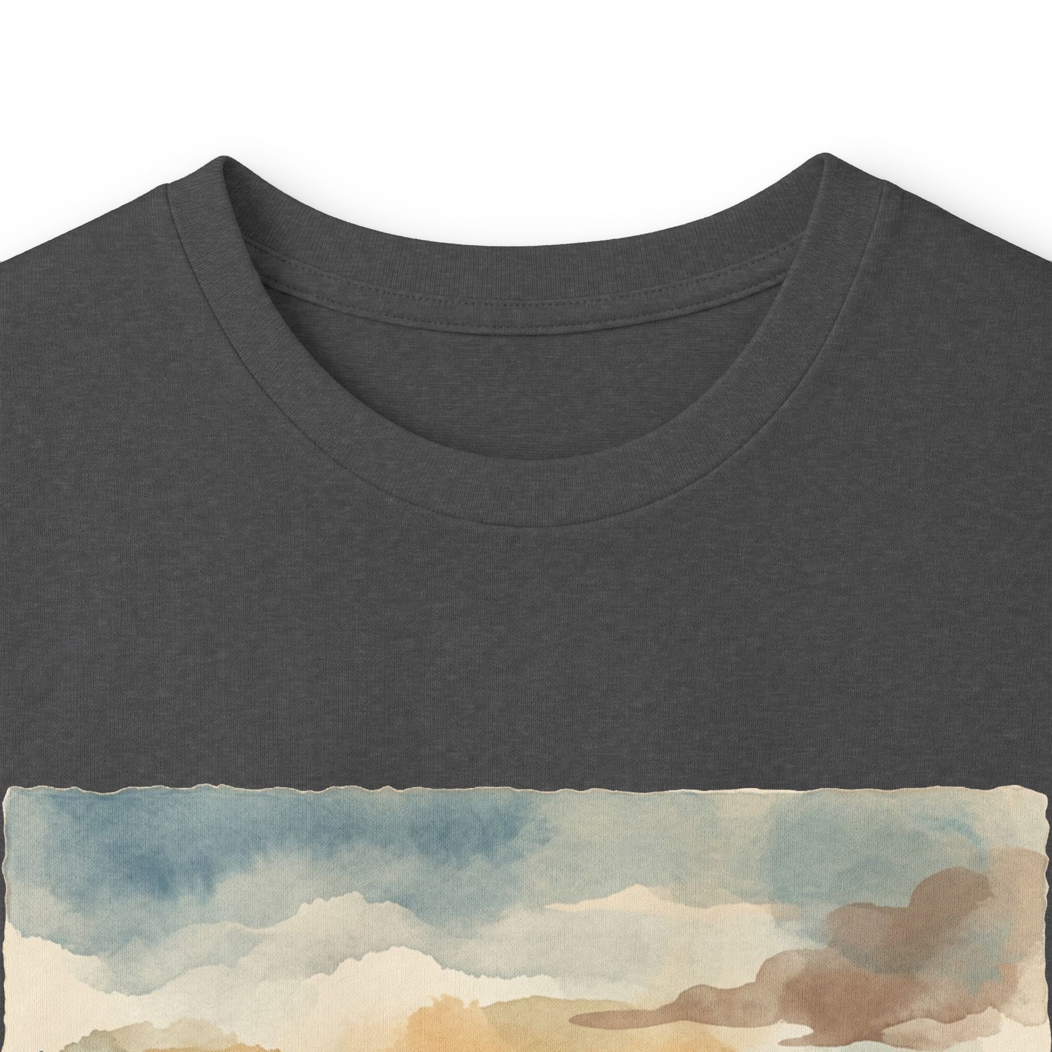 Family Camping Sunset Long Sleeve Tee — Silhouette Outdoor Graphic Shirt