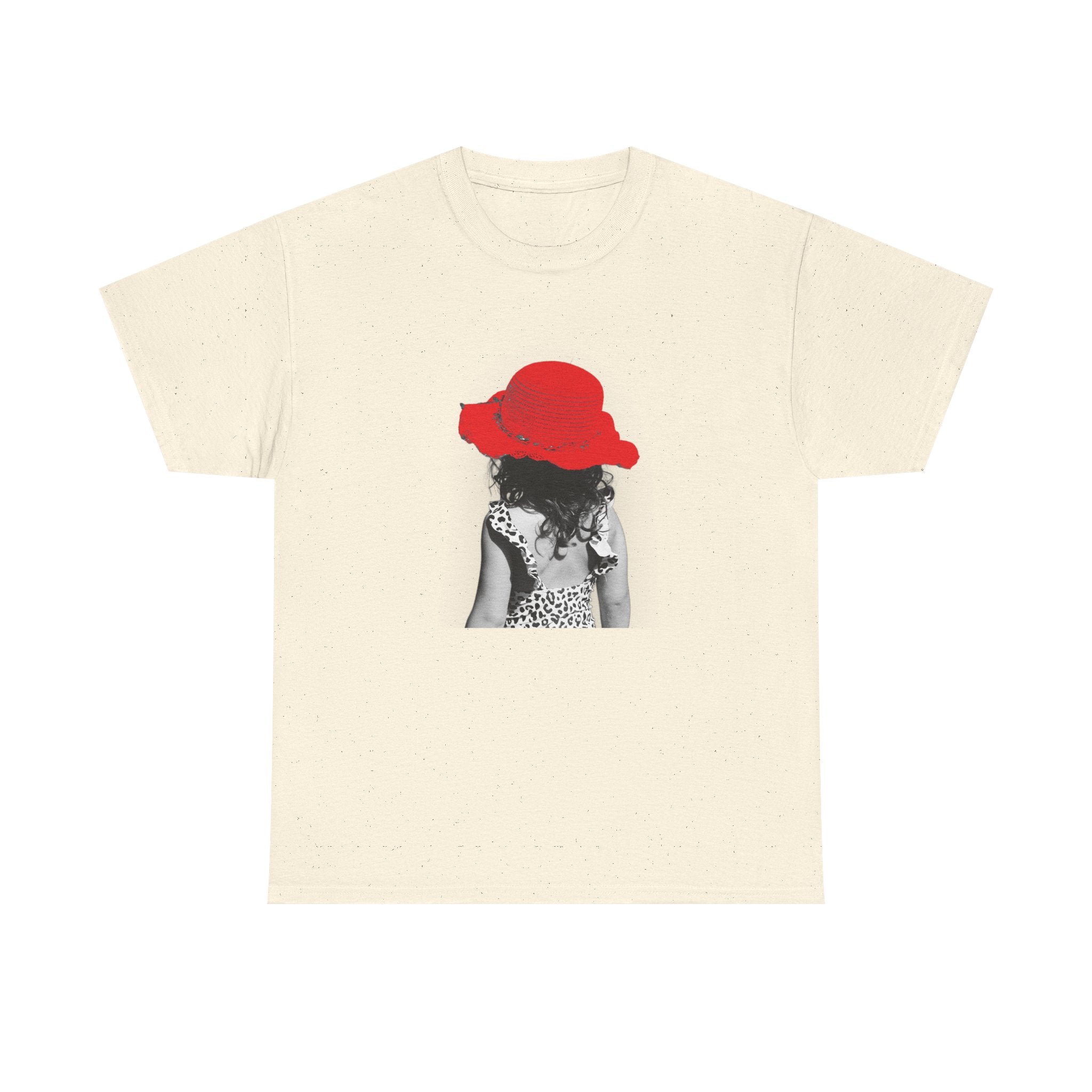 Graphic Tee — Girl with Red Hat Vintage Photo T‑Shirt