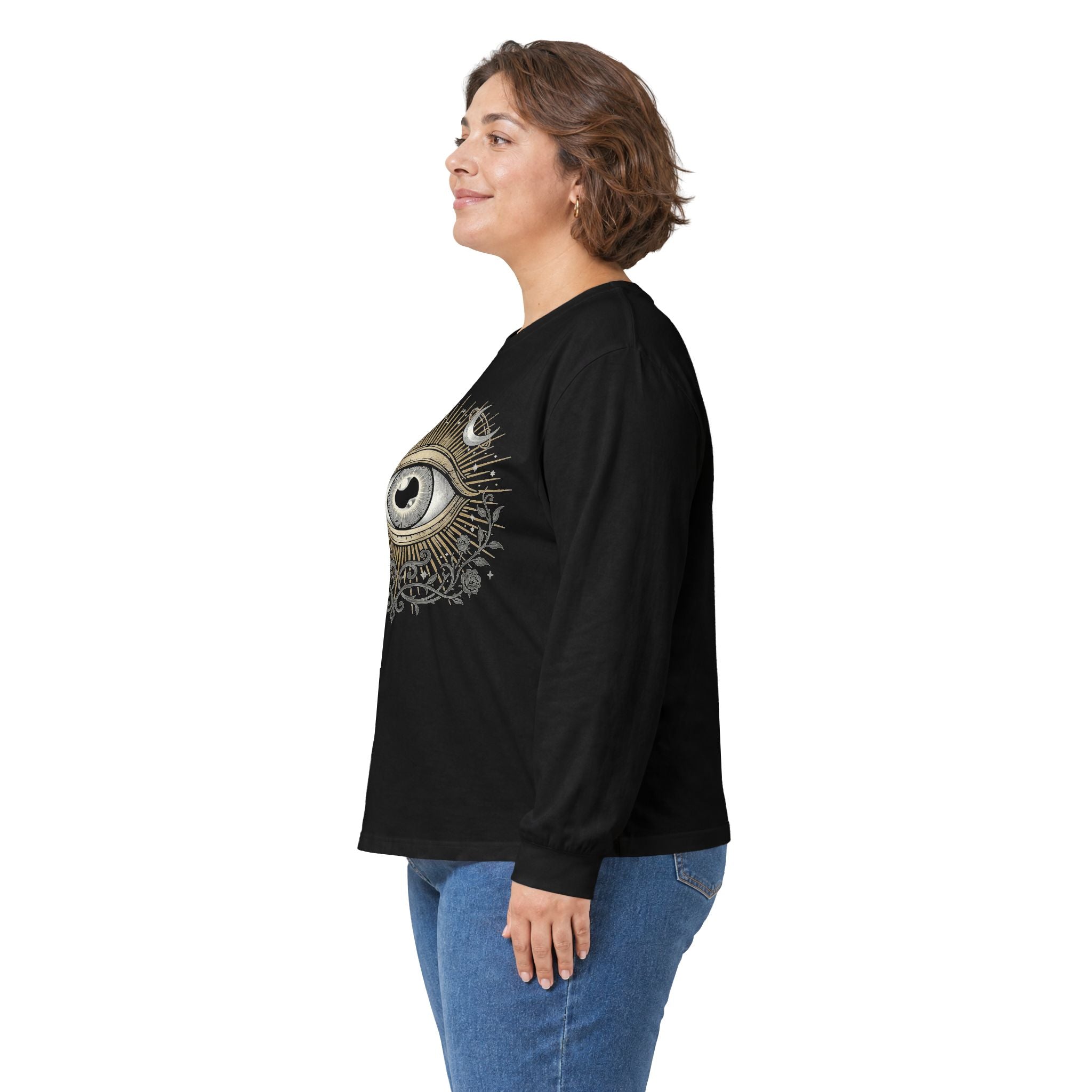 Mystic Eye Long Sleeve Tee — Vintage Occult Graphic
