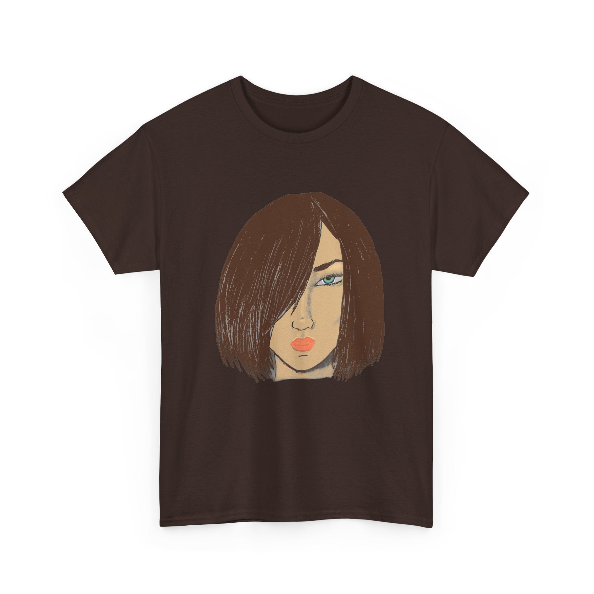 Graphic Tee — Hand-Drawn Bob Portrait Shirt