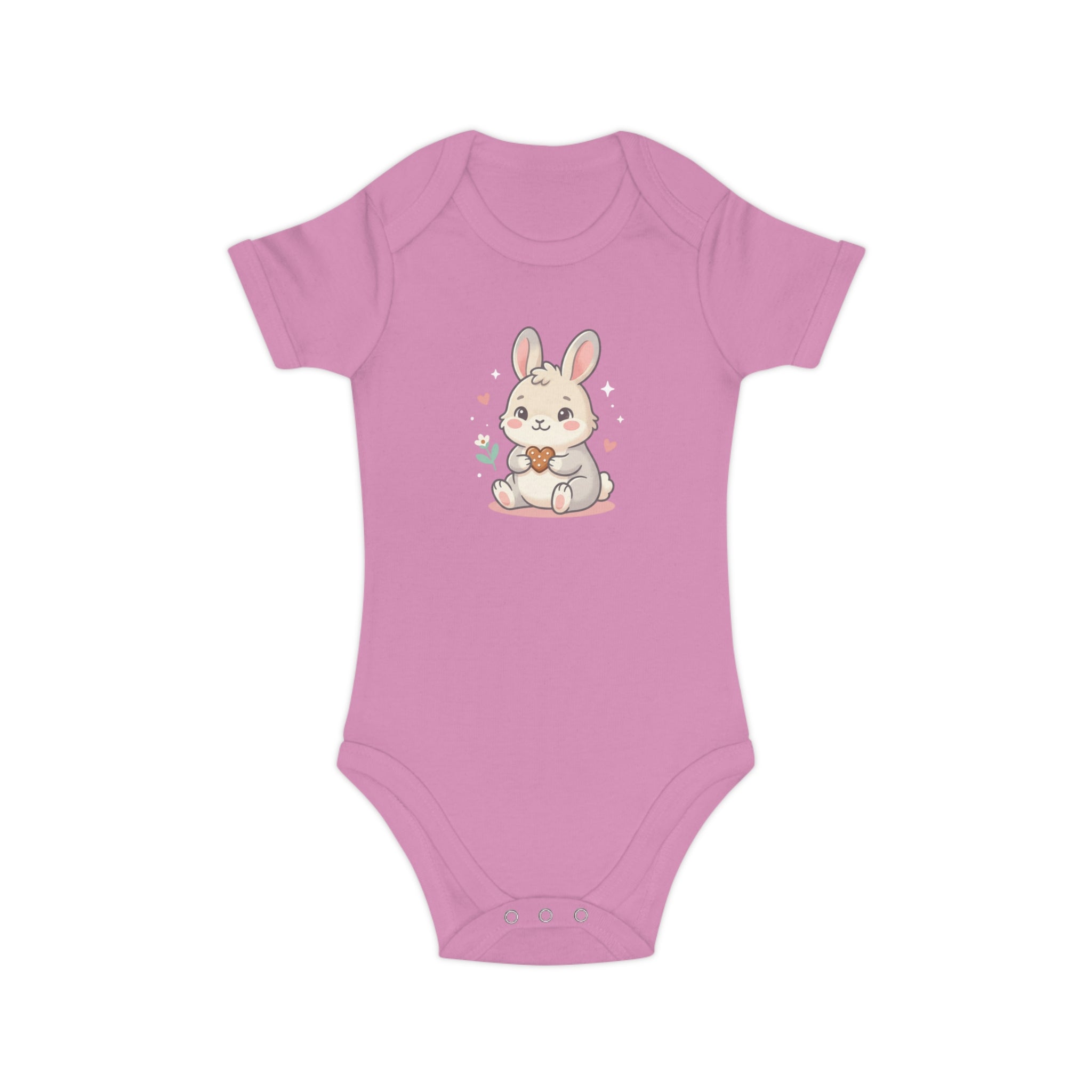 Cute Bunny Baby Bodysuit – Adorable Cartoon Rabbit Newborn Onesie