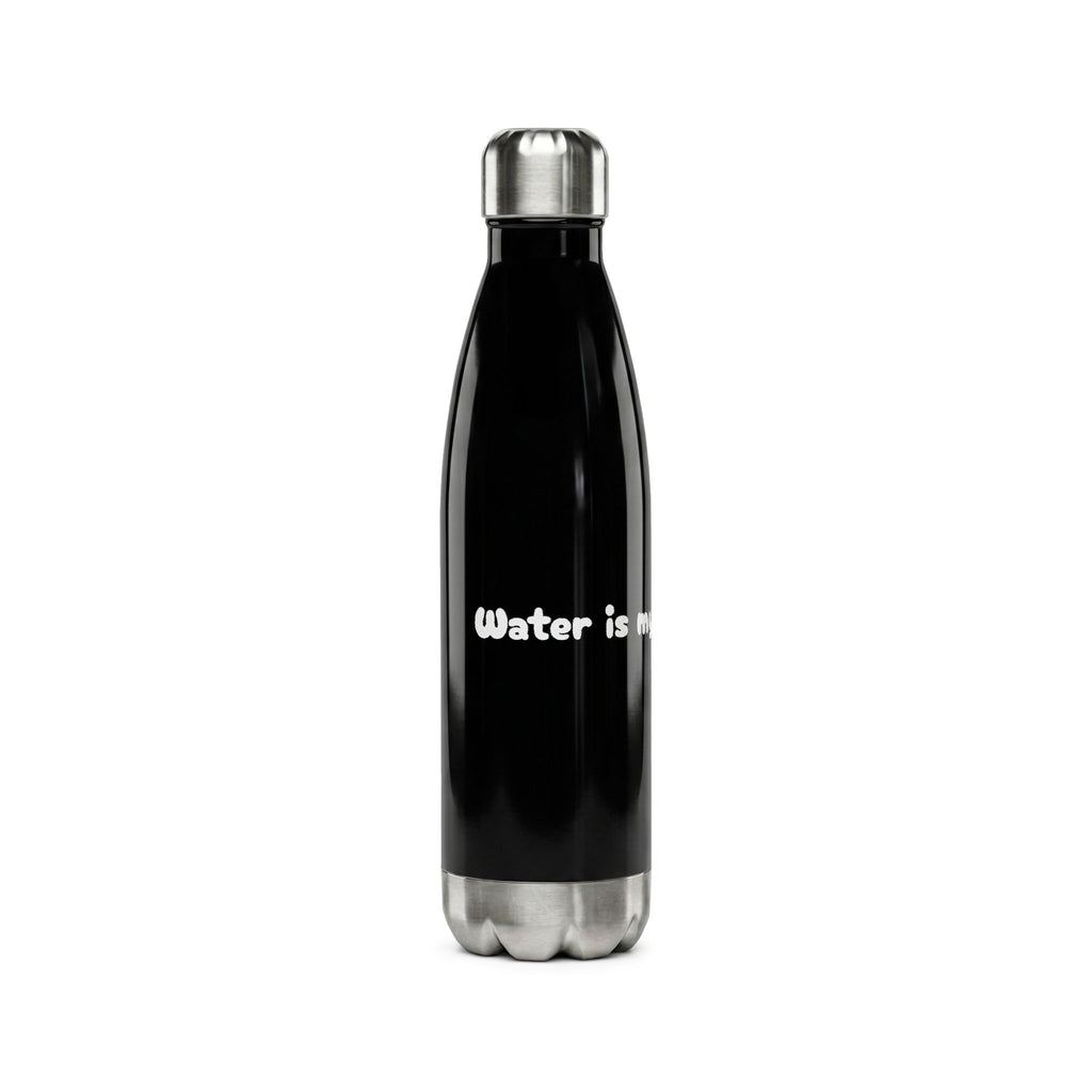 Stainless Steel Water Bottle — "Water Is My Superpower" Insulated 17oz