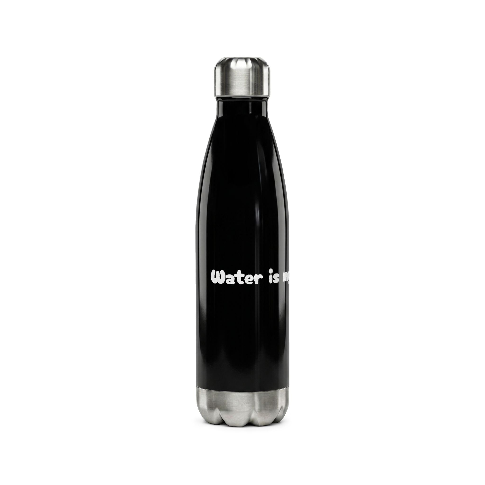 Stainless Steel Water Bottle — "Water Is My Superpower" Insulated 17oz