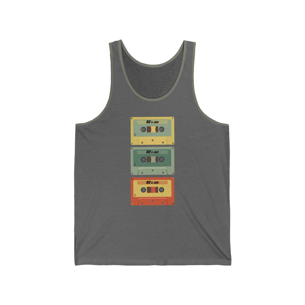 Retro Cassette Tape Tank Top — Vintage Music Graphic Sleeveless Tee