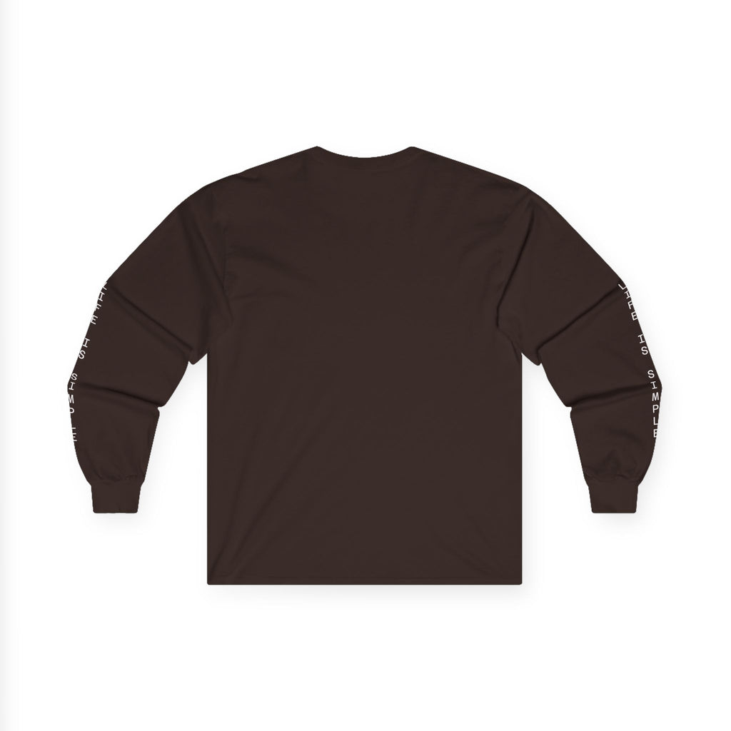 Long Sleeve Tee — Minimal Script Logo Sleeve Shirt
