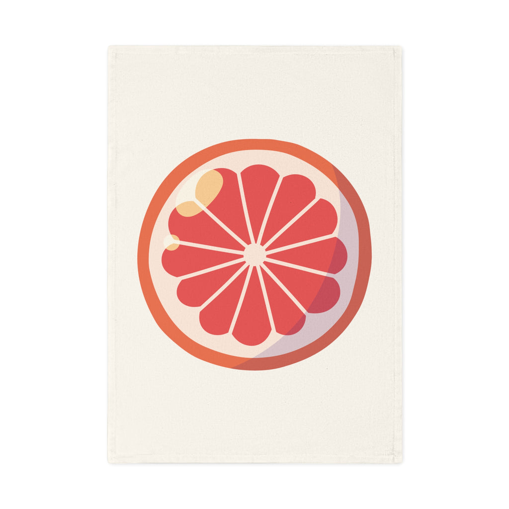 Grapefruit Cotton Tea Towel – Bright Citrus Kitchen Towel