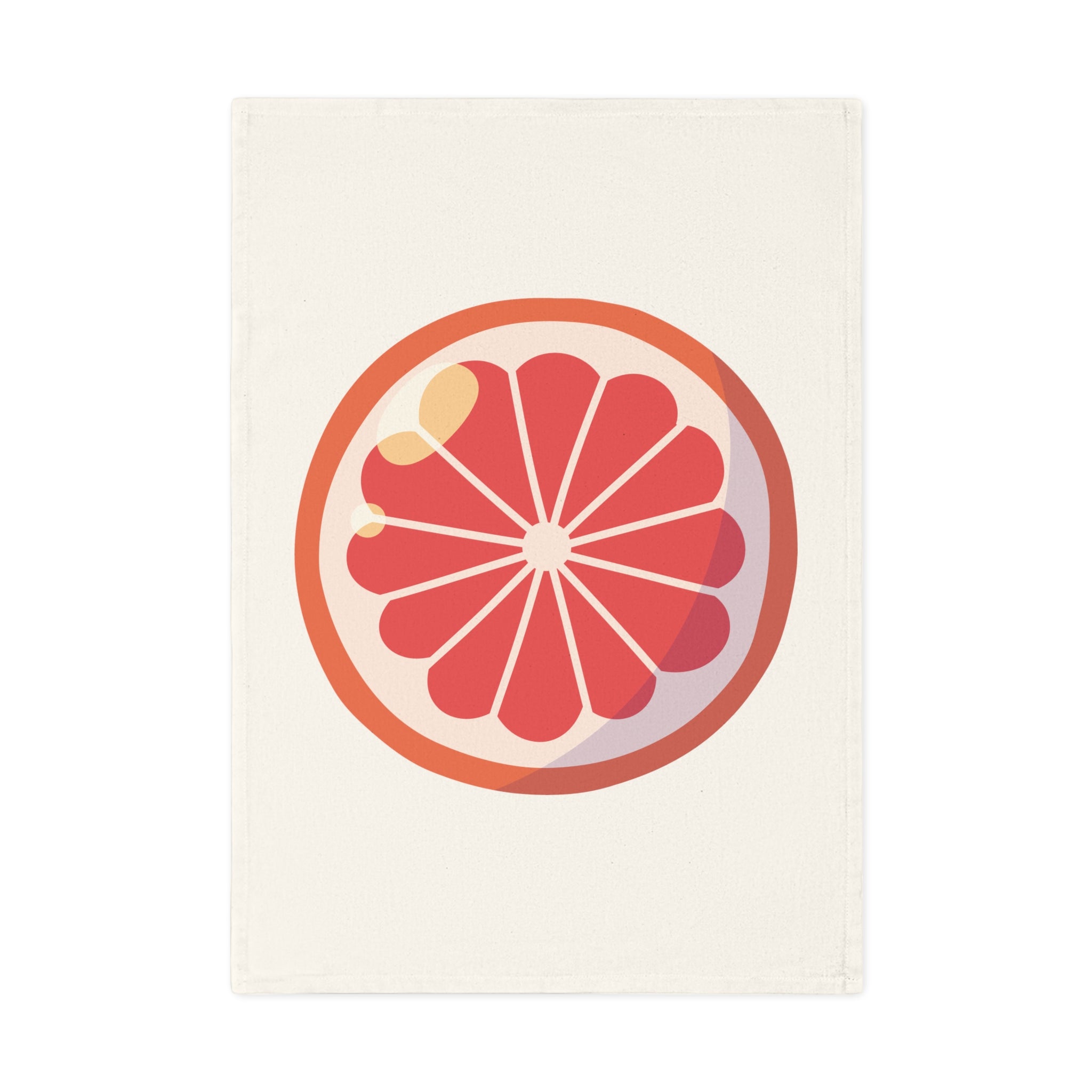 Grapefruit Cotton Tea Towel – Bright Citrus Kitchen Towel