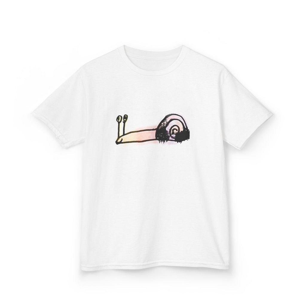 Kids T‑Shirt — Cute Pastel Snail Graphic Tee for Toddlers & Kids