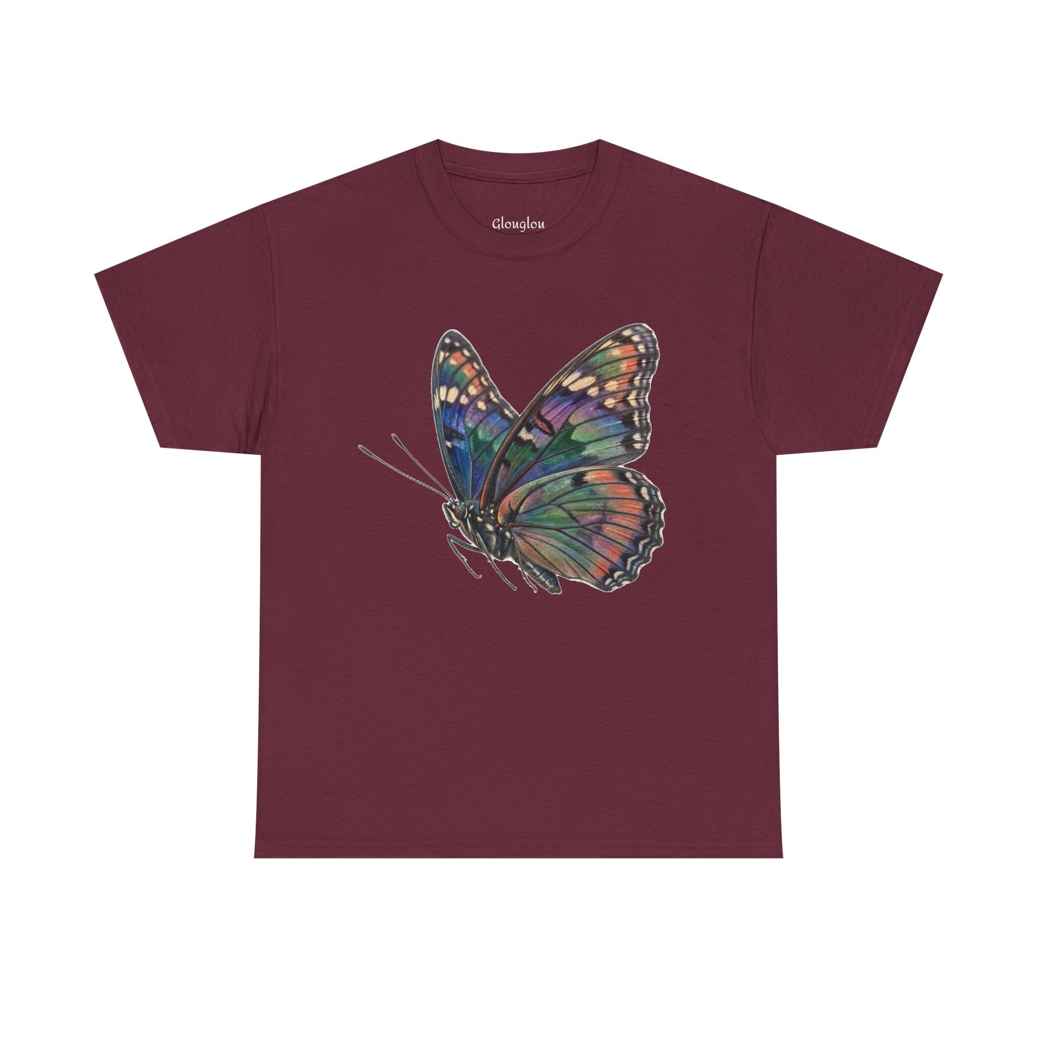 Butterfly Art Tee — Colorful Watercolor Monarch Graphic T-Shirt