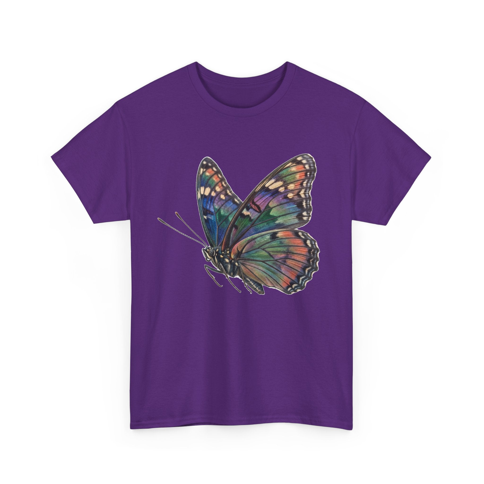 Butterfly Art Tee — Colorful Watercolor Monarch Graphic T-Shirt