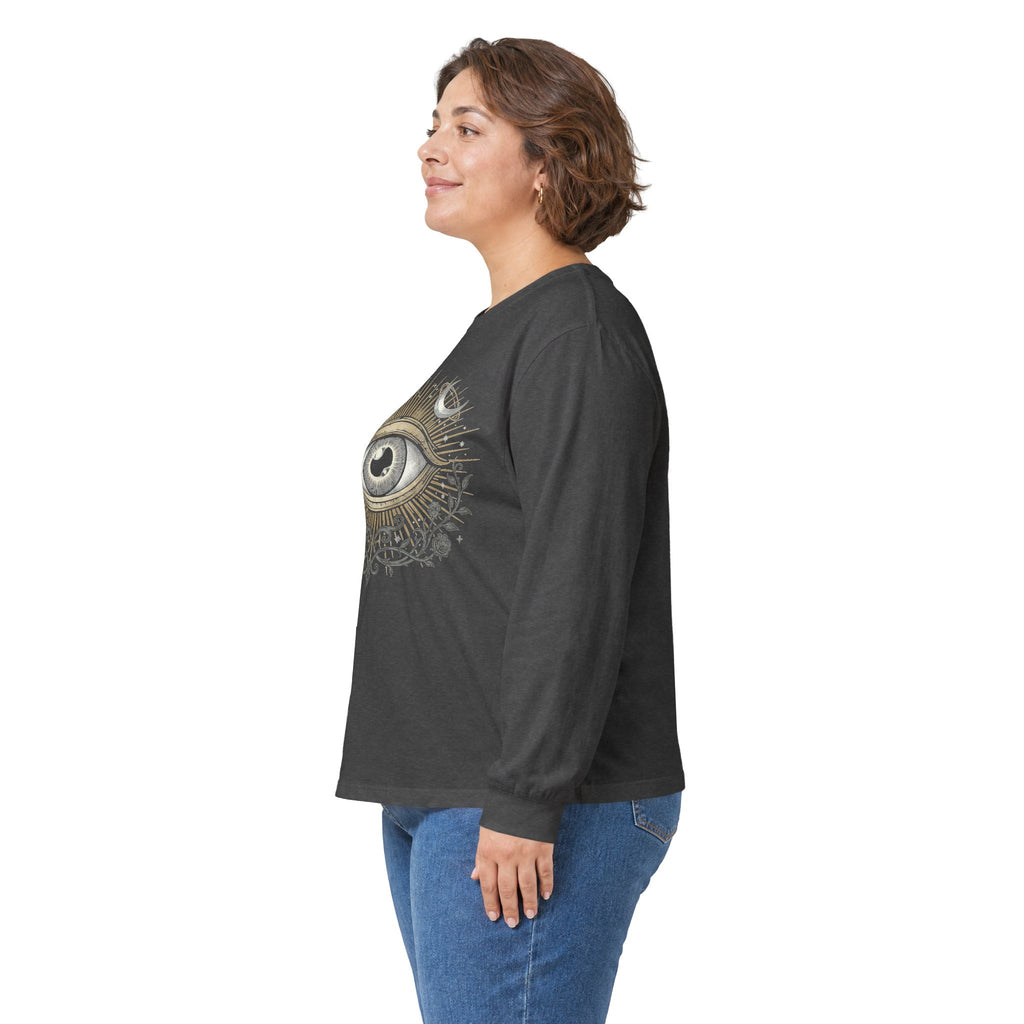 Mystic Eye Long Sleeve Tee — Vintage Occult Graphic