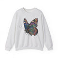 Butterfly Graphic Sweatshirt – Colorful Prism Wings Crewneck