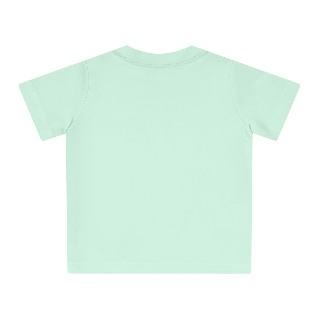 Baby Football Tee – Cute Baby with Helmet & Football Graphic