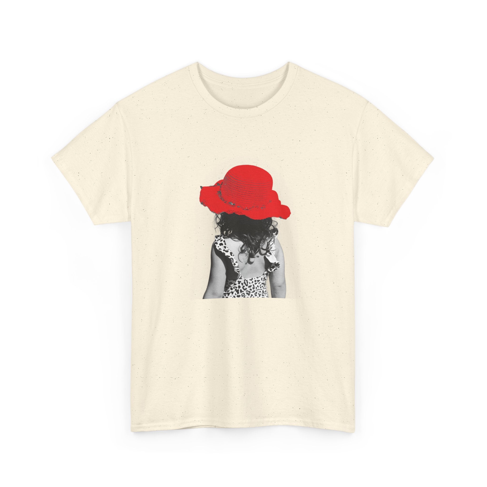 Graphic Tee — Girl with Red Hat Vintage Photo T‑Shirt