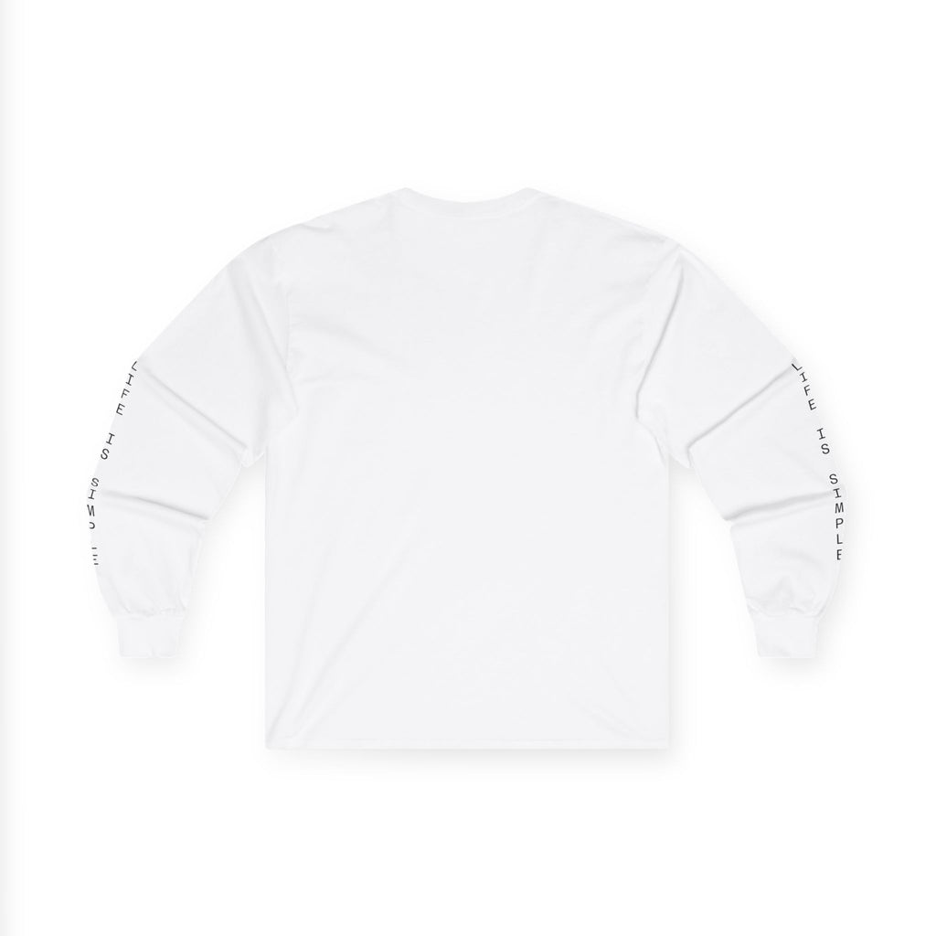 Long Sleeve Tee — Minimal Script Logo Sleeve Shirt