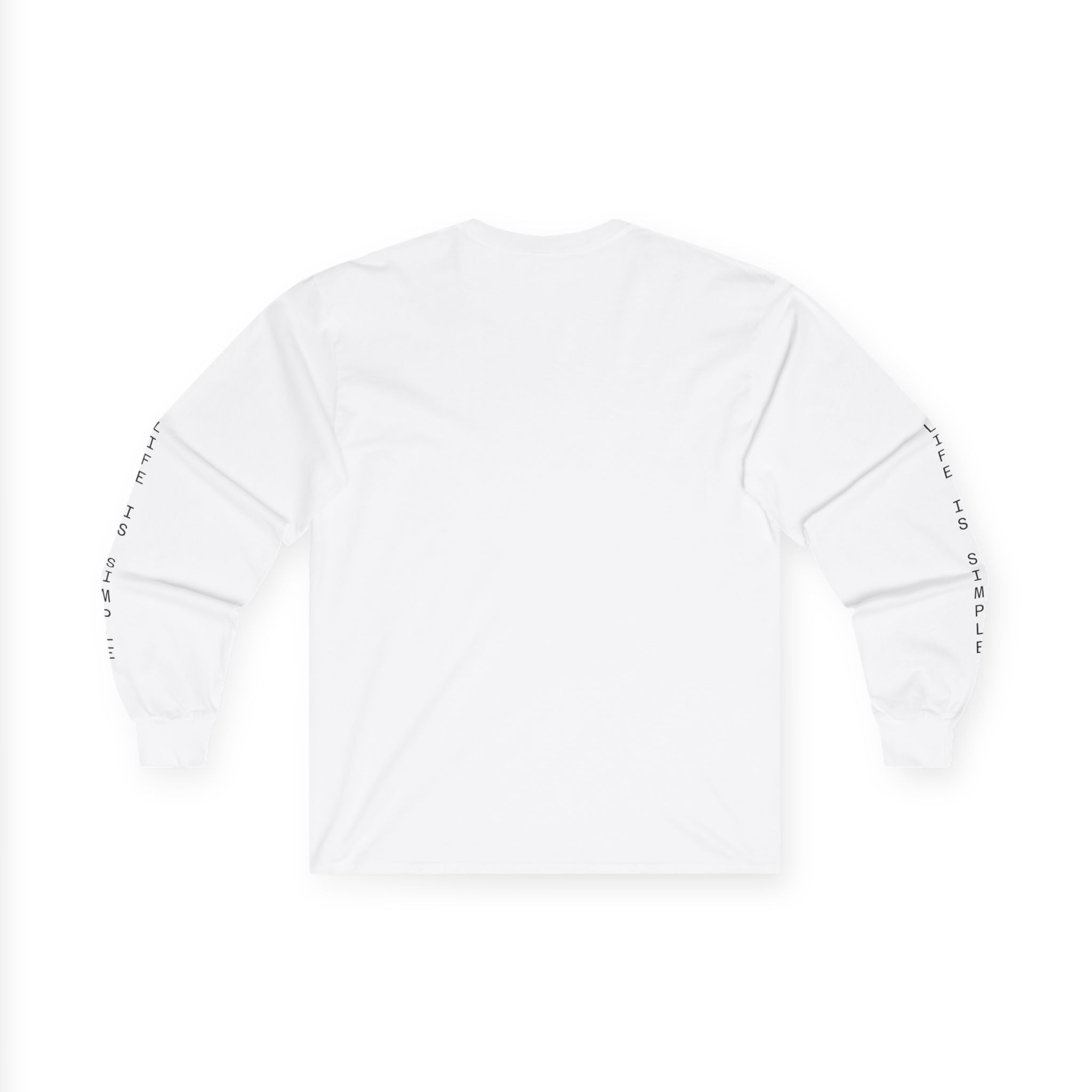 Long Sleeve Tee — Minimal Script Logo Sleeve Shirt