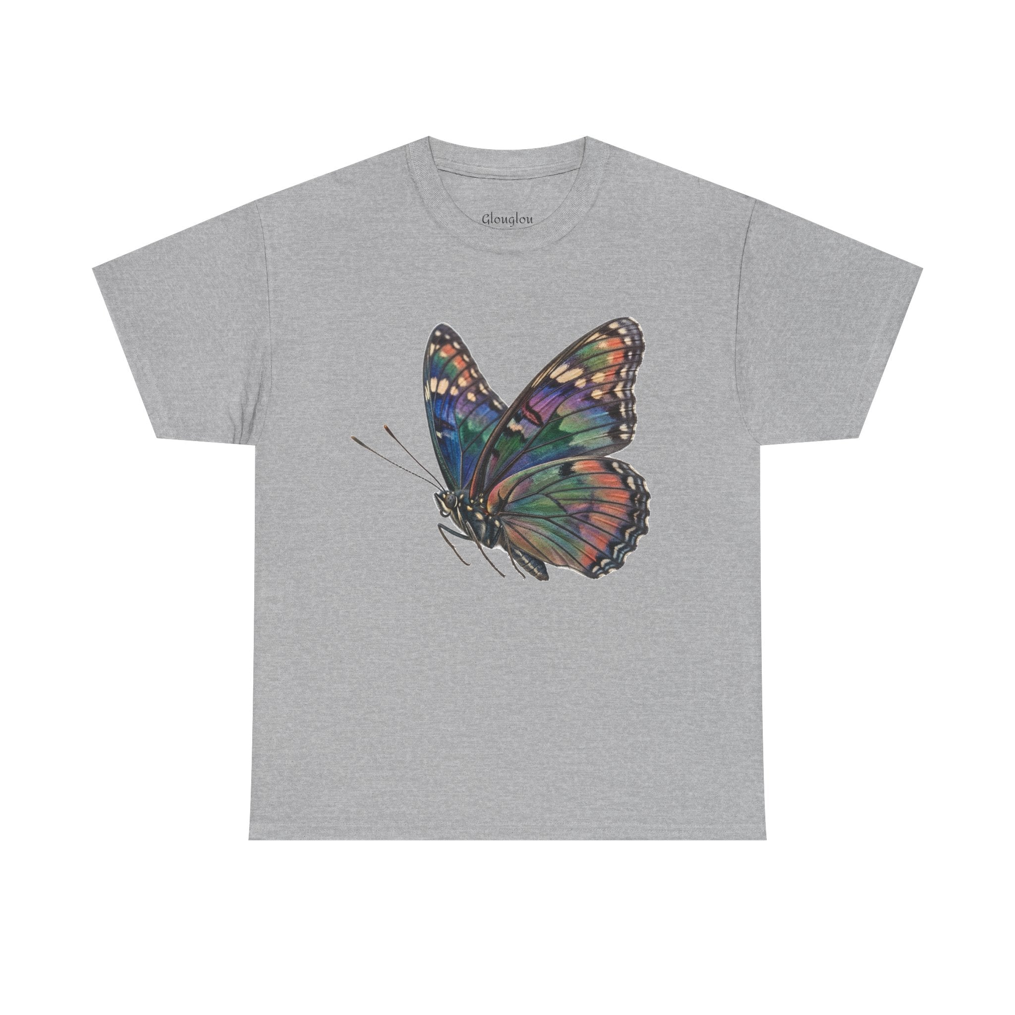 Butterfly Art Tee — Colorful Watercolor Monarch Graphic T-Shirt