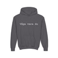 Youth Hoodie - "Våga vara du" Minimalist Inspirational Swedish Hoodie
