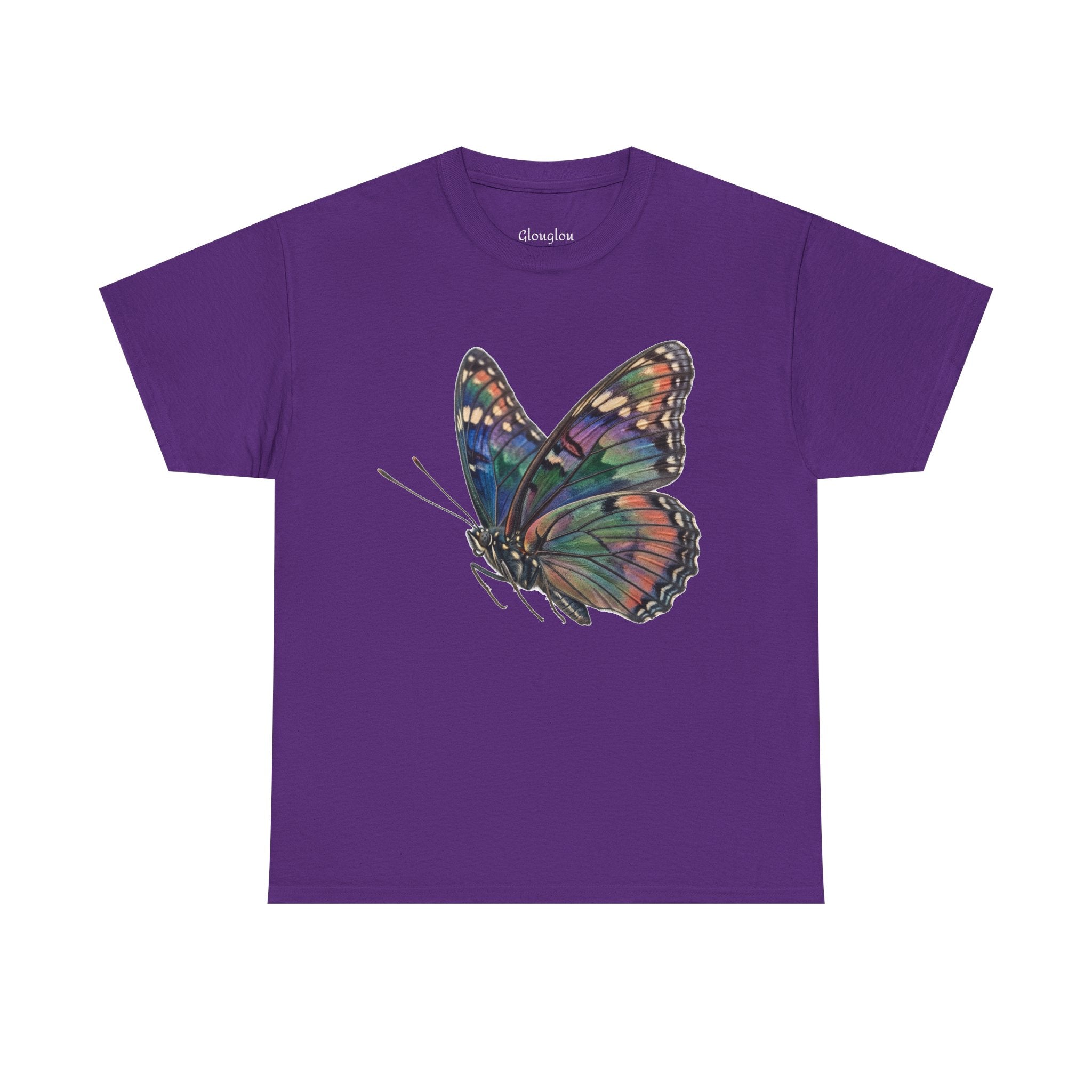Butterfly Art Tee — Colorful Watercolor Monarch Graphic T-Shirt