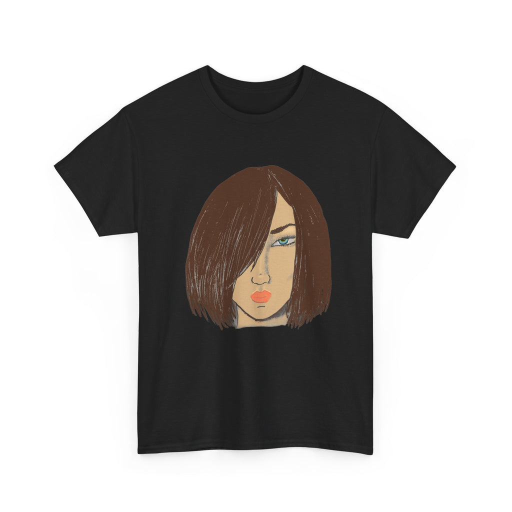 Graphic Tee — Hand-Drawn Bob Portrait Shirt