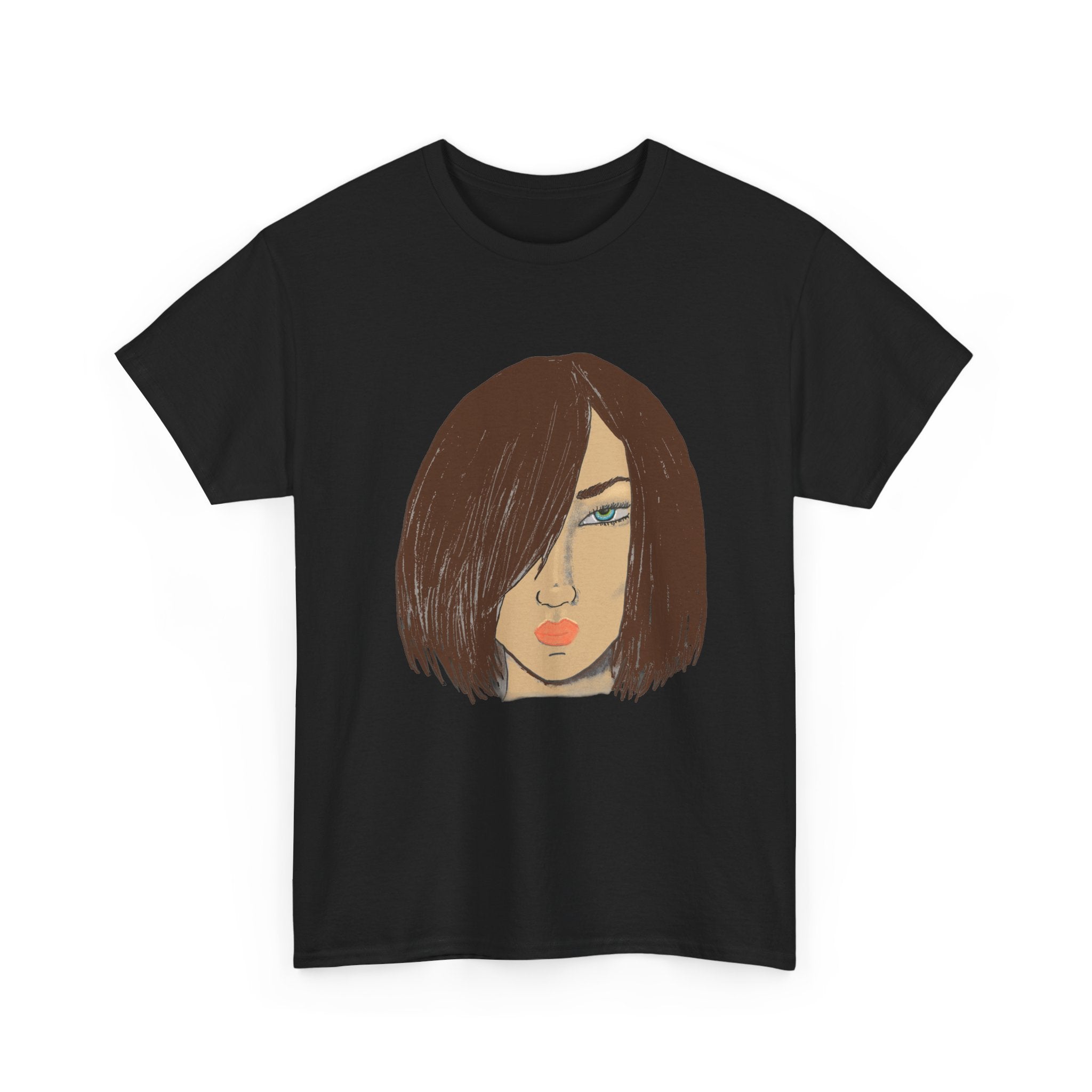 Graphic Tee — Hand-Drawn Bob Portrait Shirt