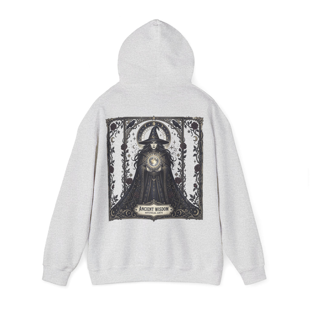 Halloween Is Here Hoodie — Ancient Wisdom Gothic Back Print