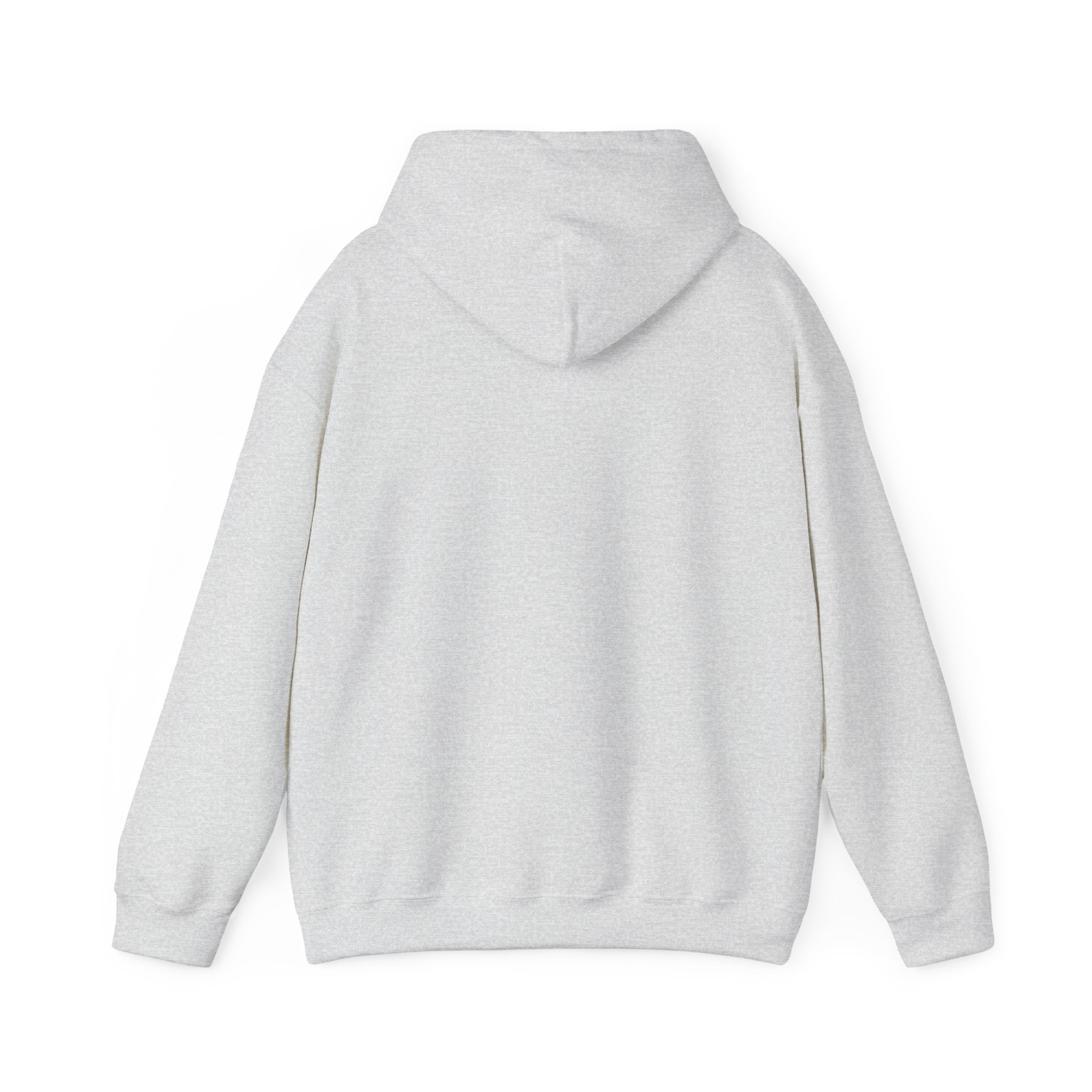 Hoodie — “Heads Up Look, Hear, Smell, Life Is Here” Minimal Inspirational Hoodie