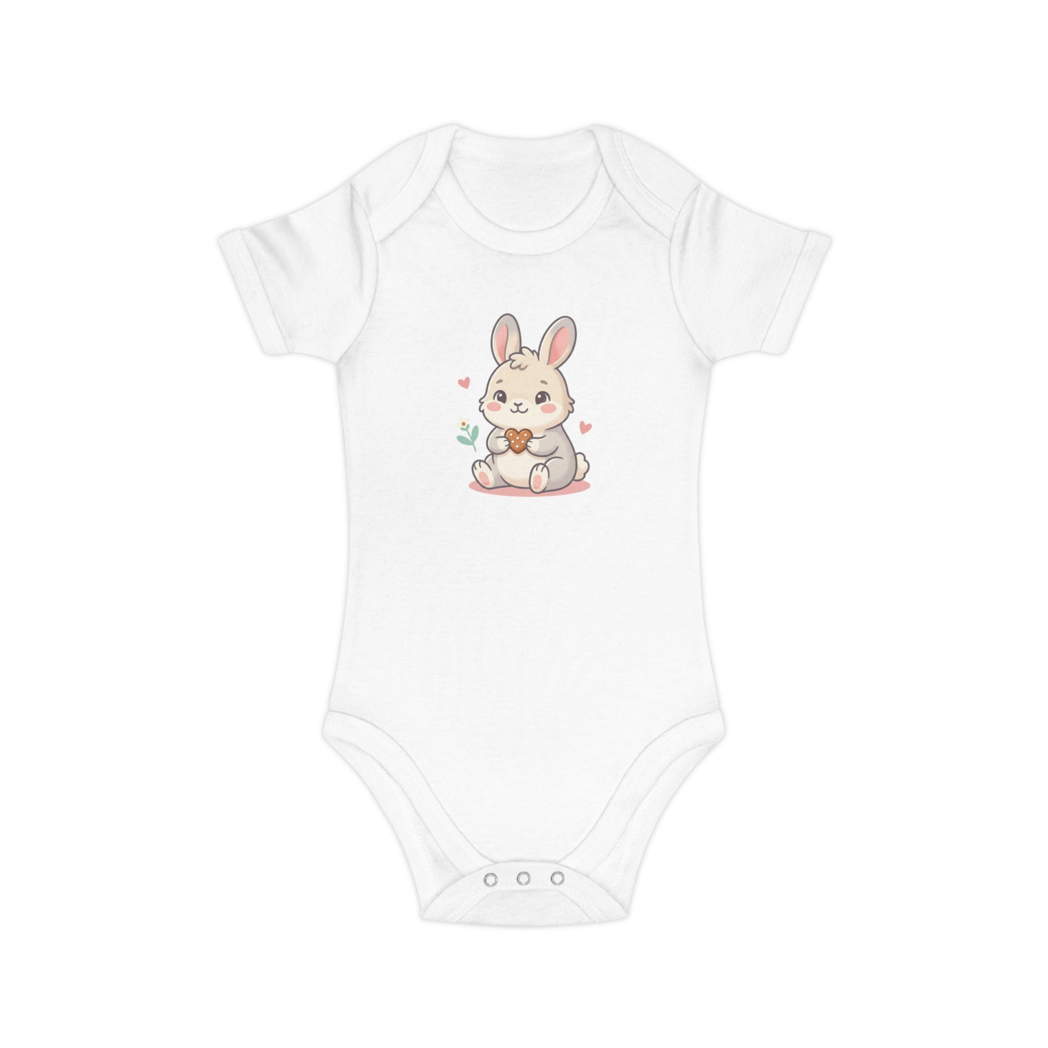 Cute Bunny Baby Bodysuit – Adorable Cartoon Rabbit Newborn Onesie