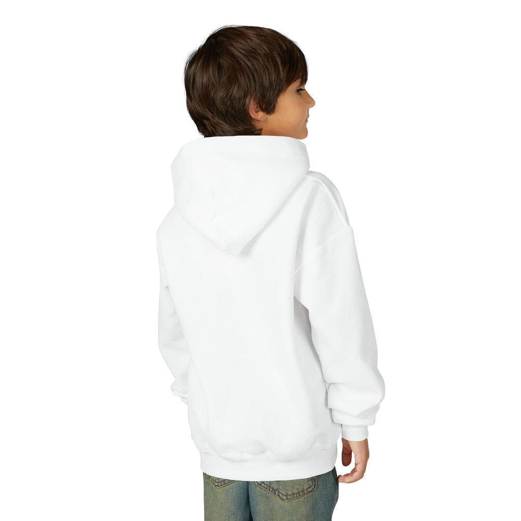 Youth Hoodie "A Real Warrior" Spartan Helmet Pullover
