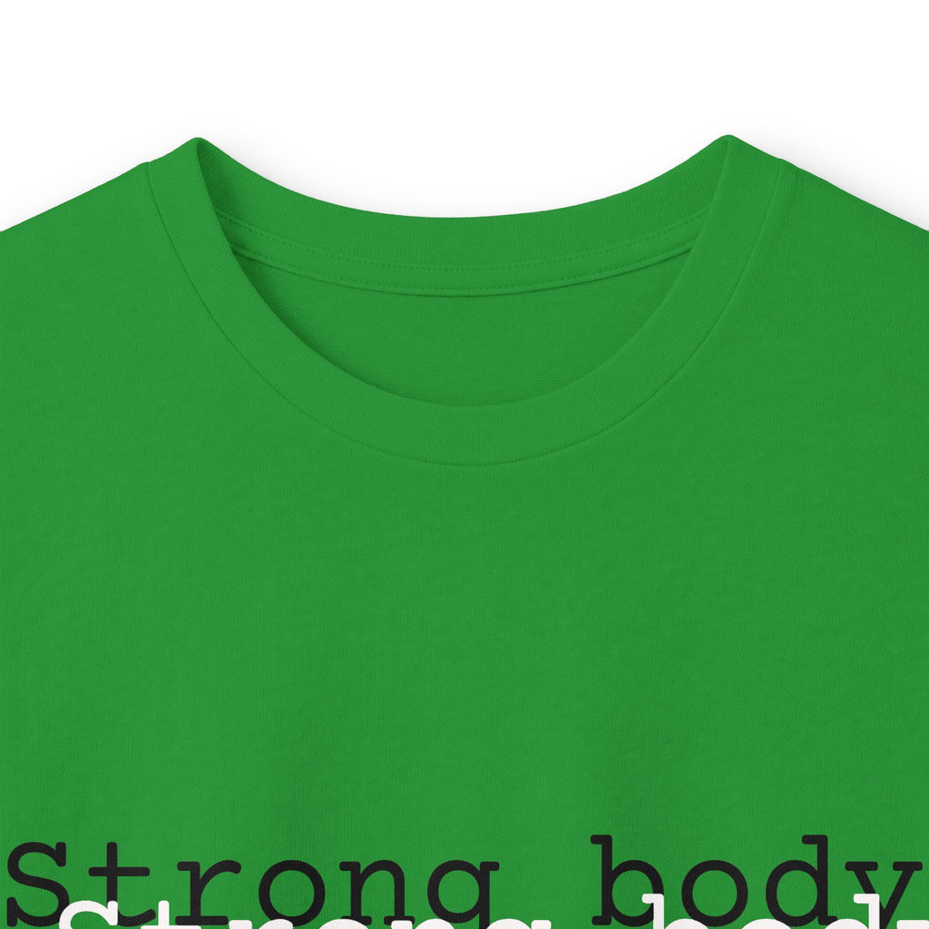 Strong body Strong mind Long Sleeve Tee — Fitness Motivation Shirt