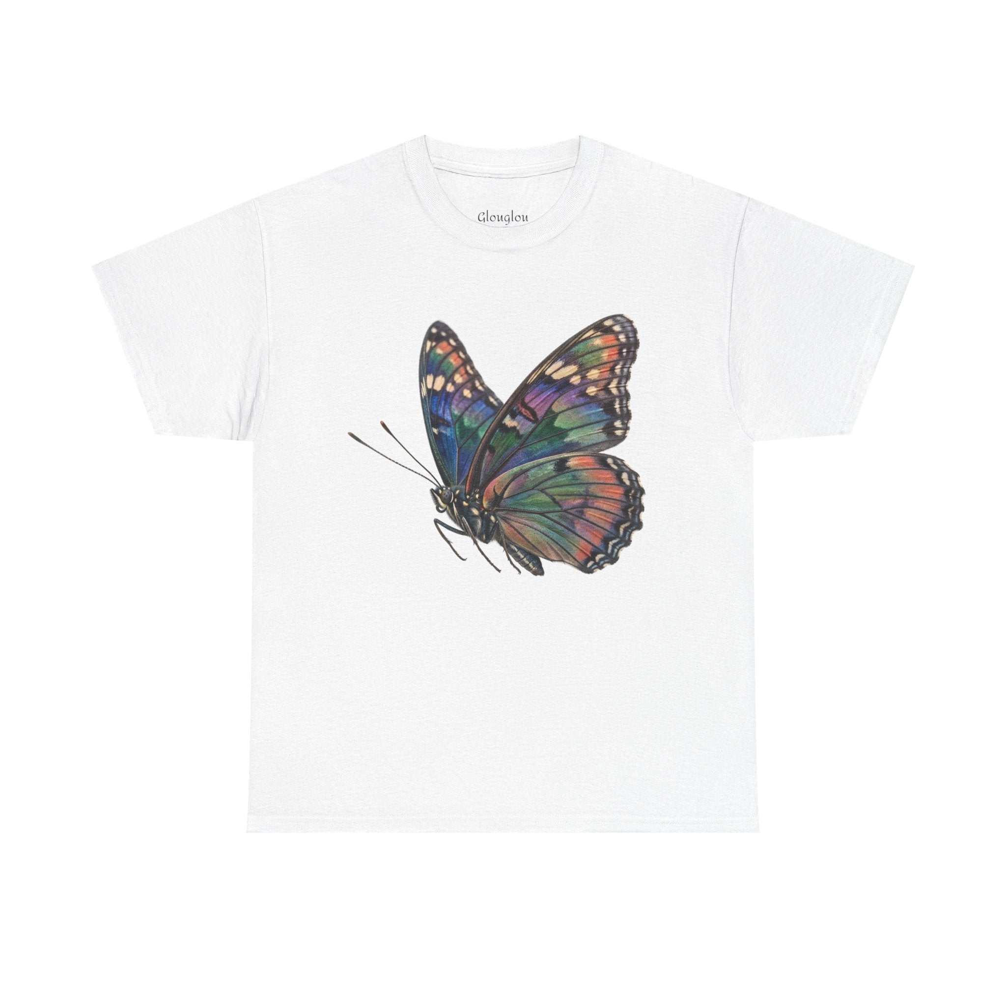 Butterfly Art Tee — Colorful Watercolor Monarch Graphic T-Shirt