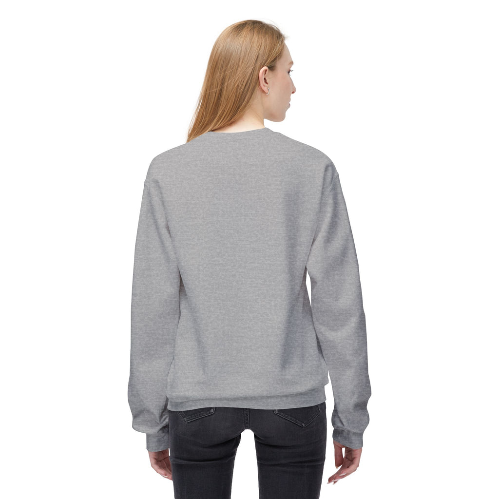 Crewneck Sweatshirt — "Strong mind. Calm heart." Minimalist Motivational Pullover