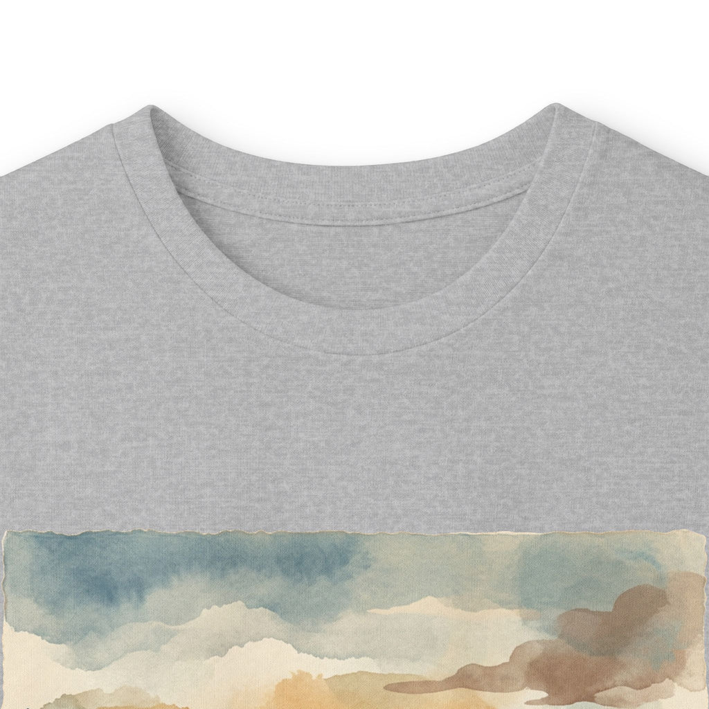 Family Camping Sunset Long Sleeve Tee — Silhouette Outdoor Graphic Shirt