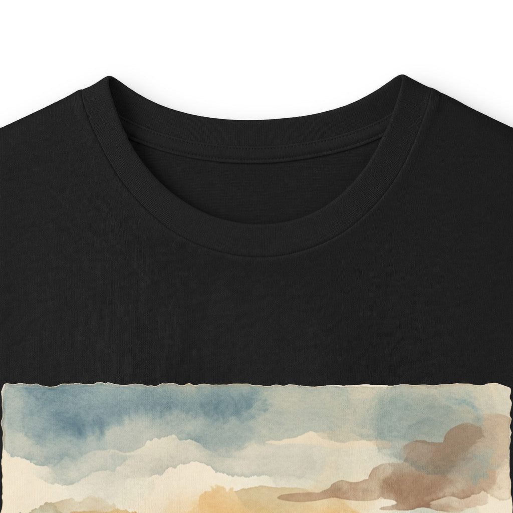 Family Camping Sunset Long Sleeve Tee — Silhouette Outdoor Graphic Shirt