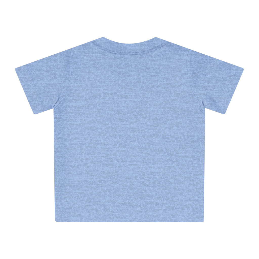 Baby Football Tee – Cute Baby with Helmet & Football Graphic