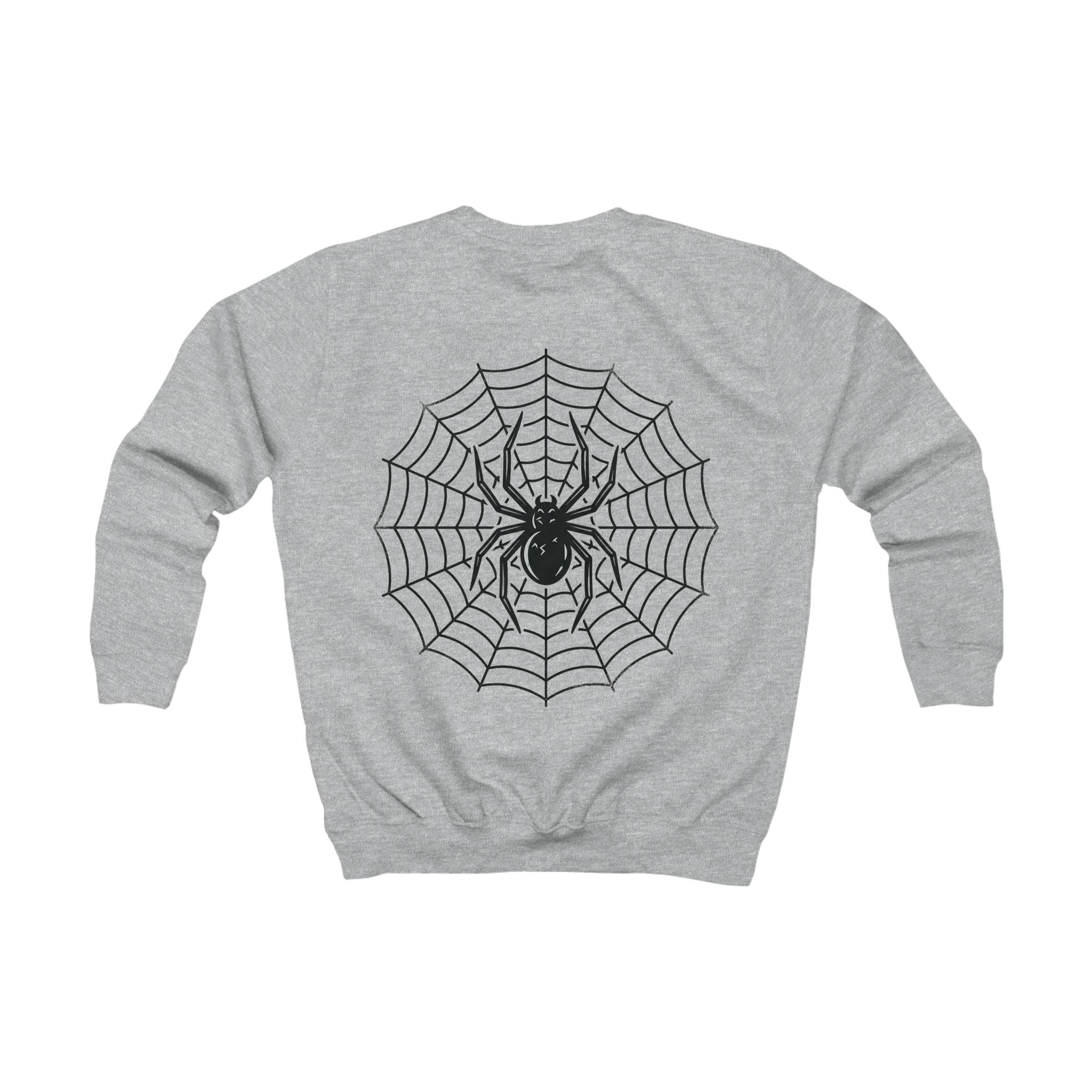Kids Spider Web Sweatshirt – Cute Spooky Halloween Crewneck for Children