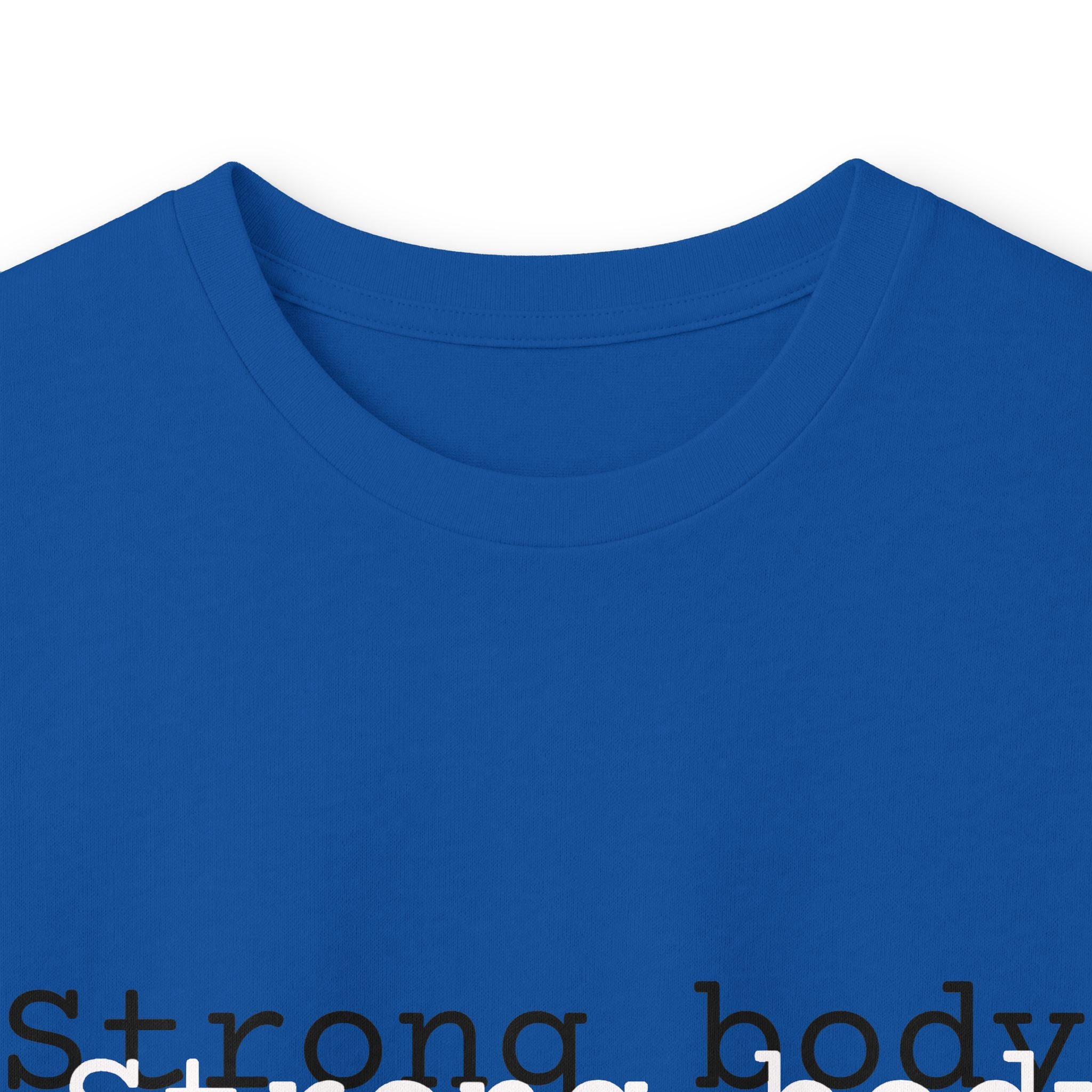 Strong body Strong mind Long Sleeve Tee — Fitness Motivation Shirt