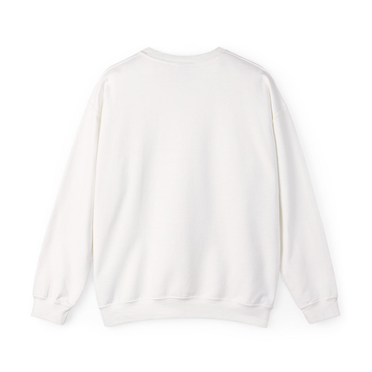 Witch & Black Cat Crewneck Sweatshirt — Halloween Witch Broom Graphic