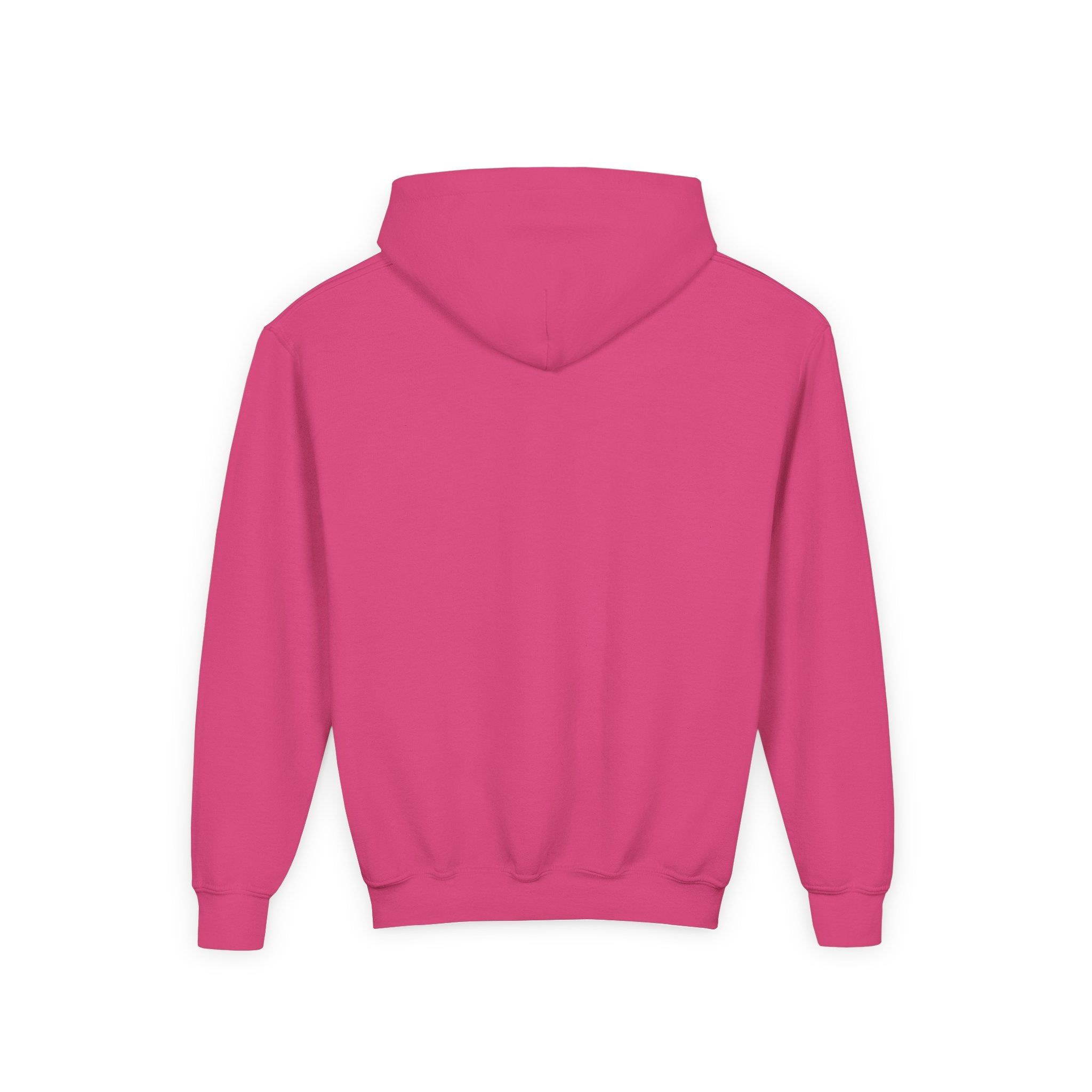 Youth Hoodie — Colorful Floral Portrait Graphic